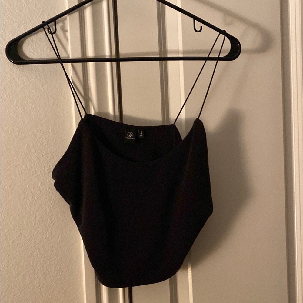 Volcom Black Crop Top
